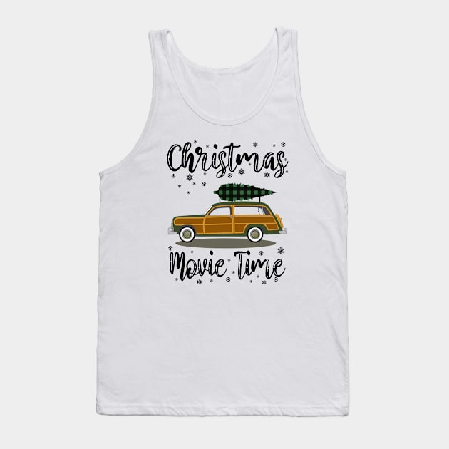 Christmas Movie Time Tank Top by Blended Designs